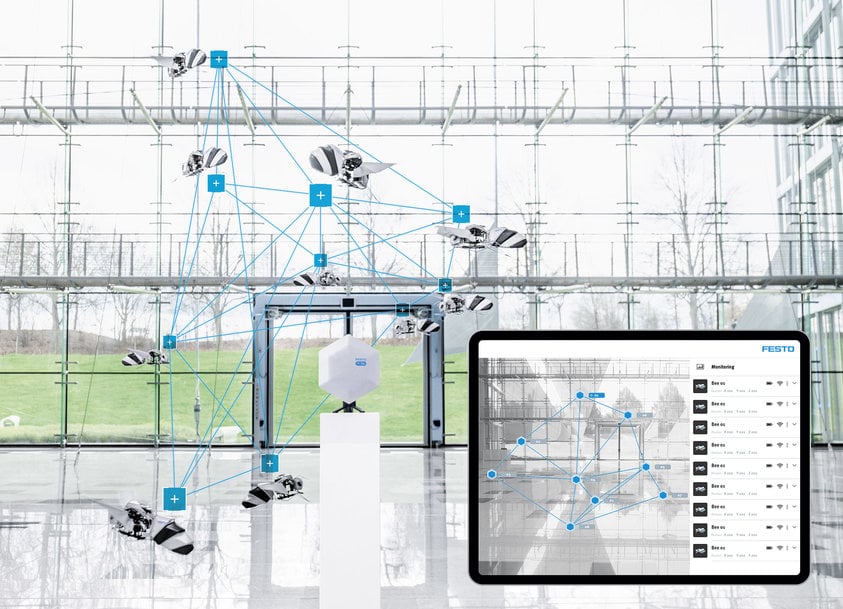 FESTO presents BionicBee – ultralight flying object with precise control